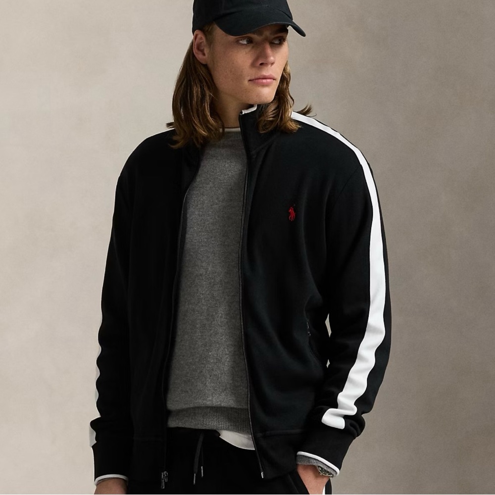 Ralph Lauren Black and White Track Jacket